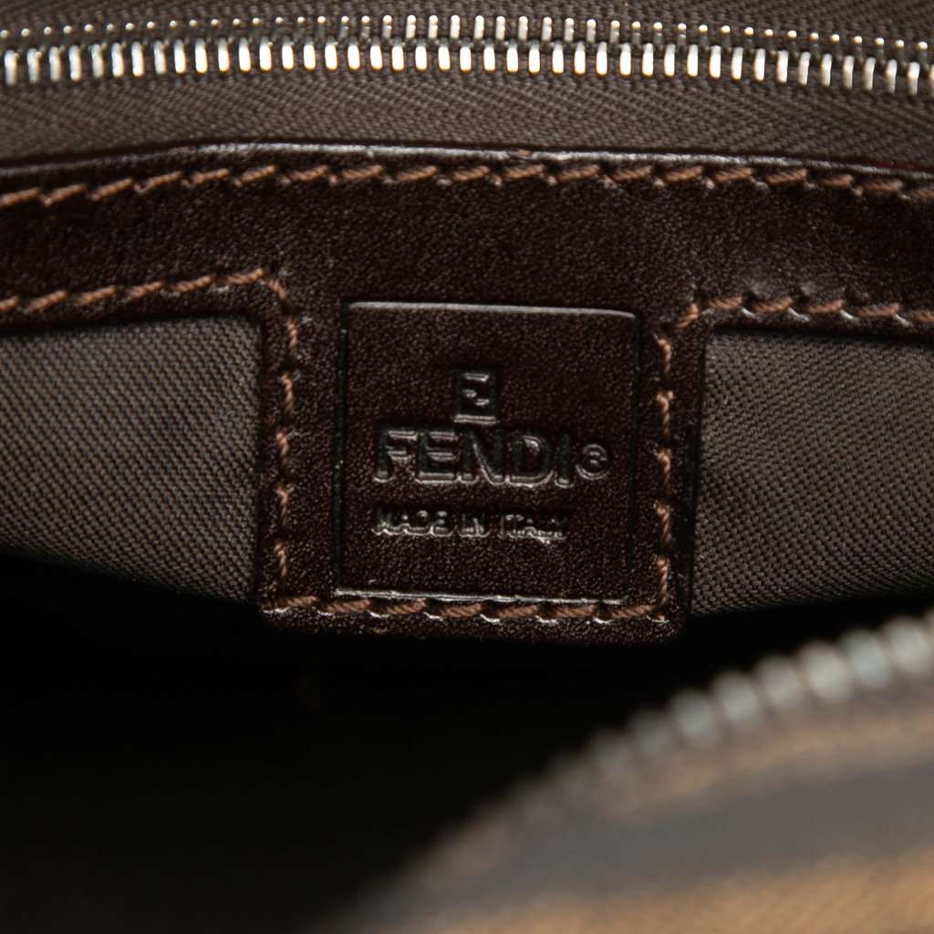 Fendi Zucca Canvas Handbag Brown Very good - Box View