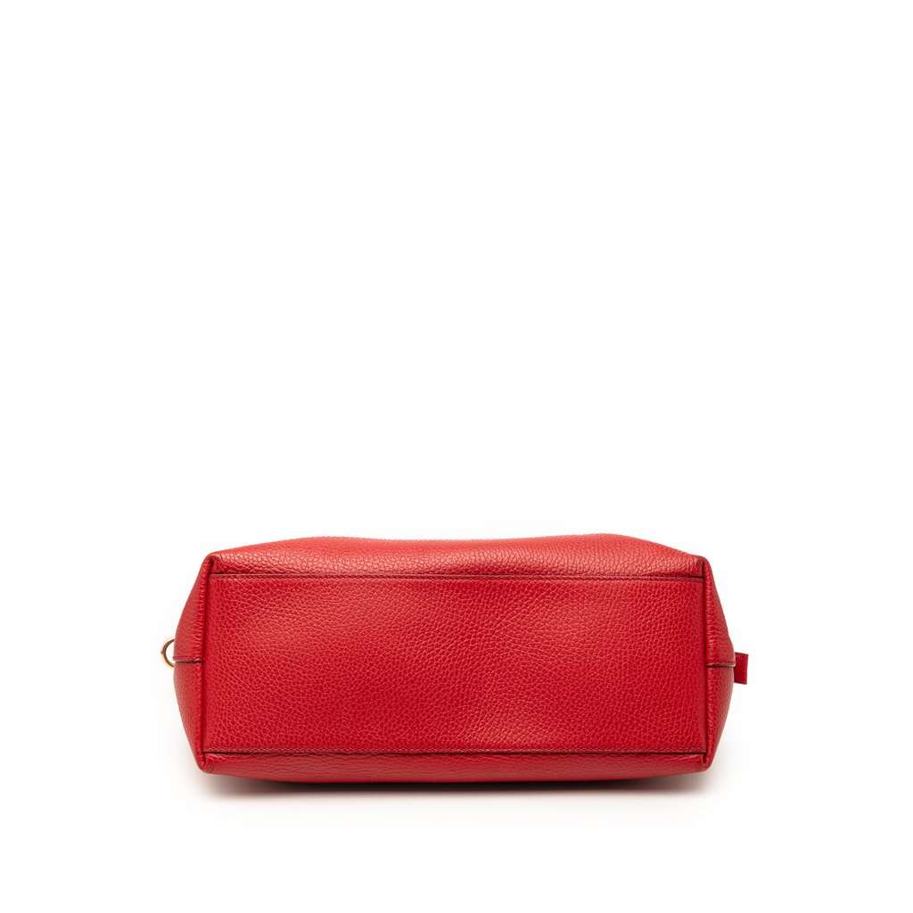 Gucci Dollar Calfskin GG Charm Satchel Red Leather Very good condition - Inside View