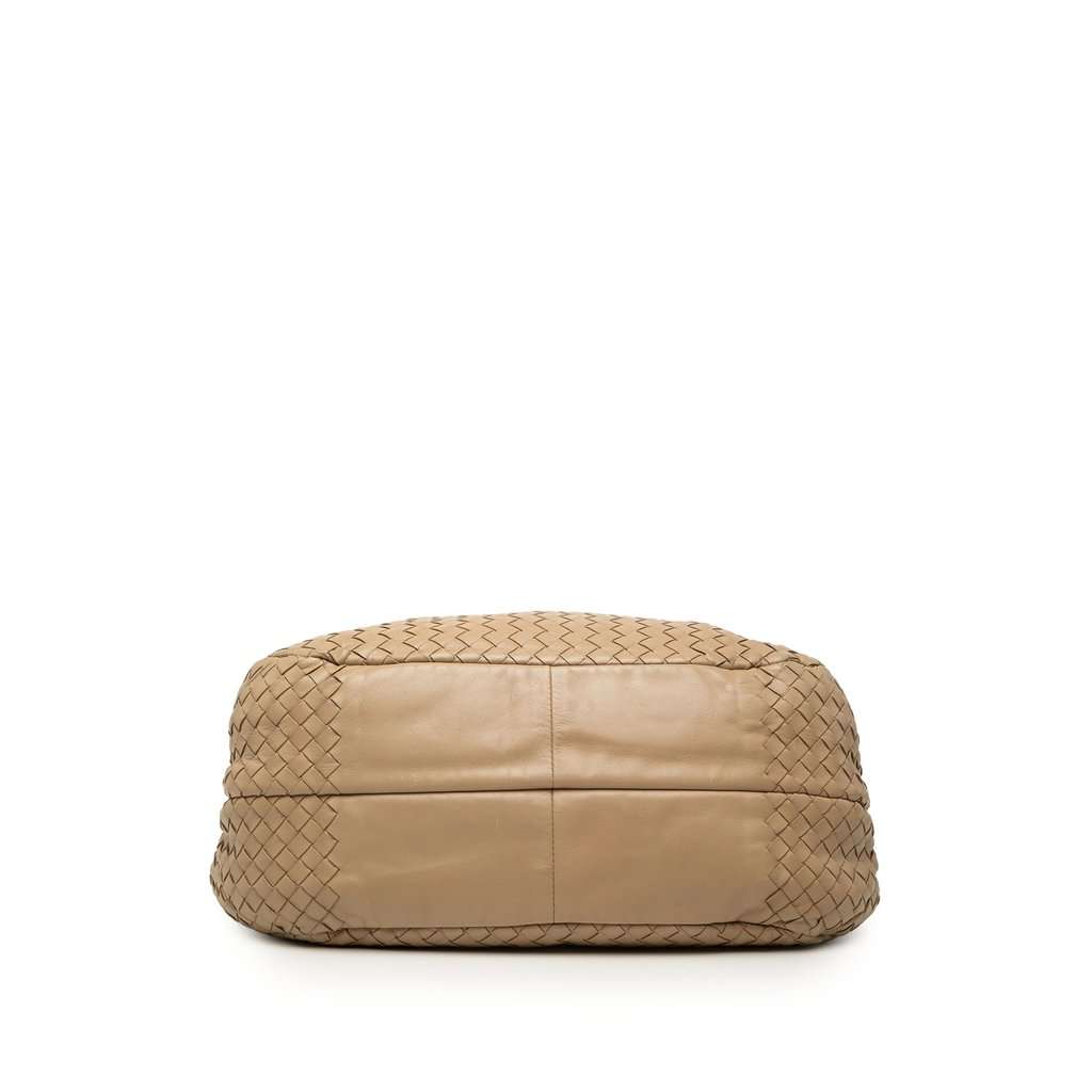 Bottega Veneta Medium Nappa Intrecciato Campana Hobo Brown Leather Very good condition - Inside View