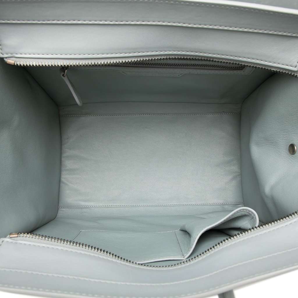 Celine Mini Leather Luggage Tote MultiColor Leather Very good - Model View