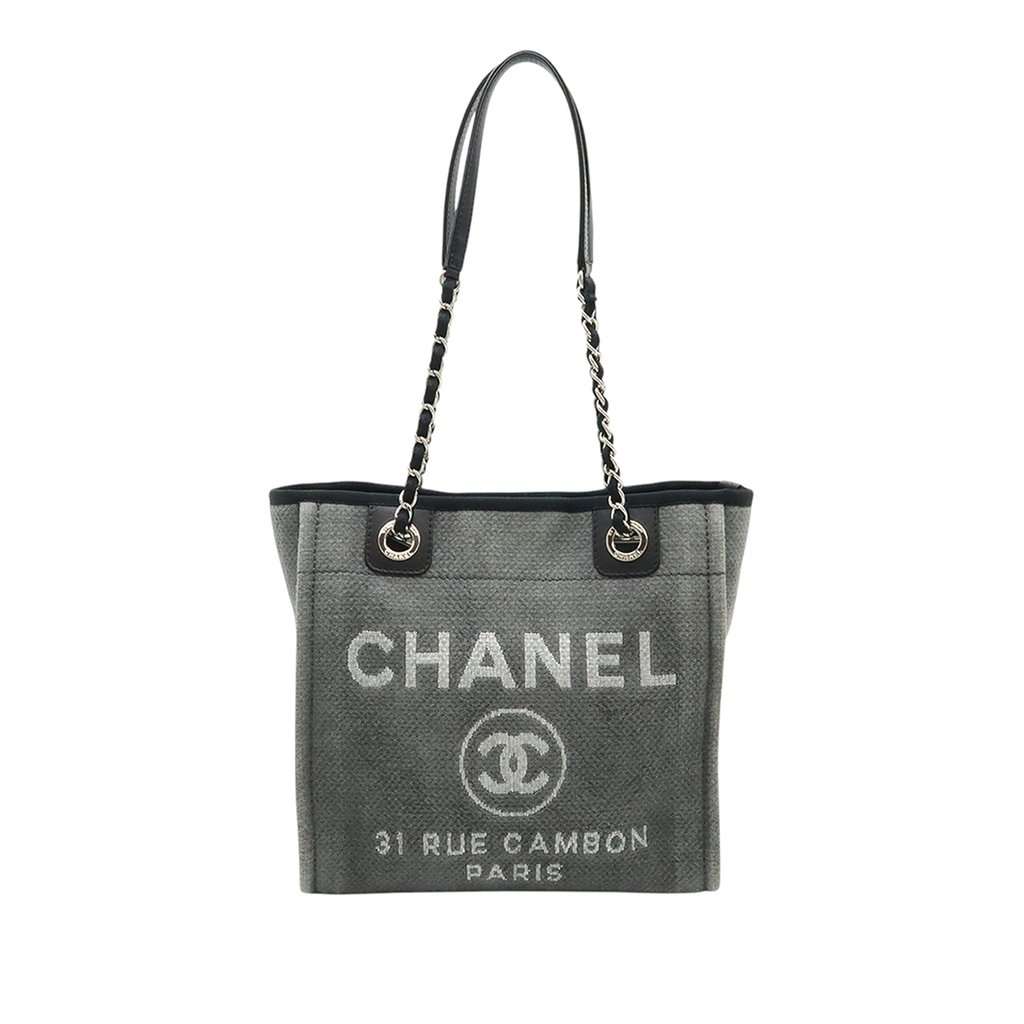 Chanel Mini Canvas Deauville Tote MultiColor Very good condition - Front View