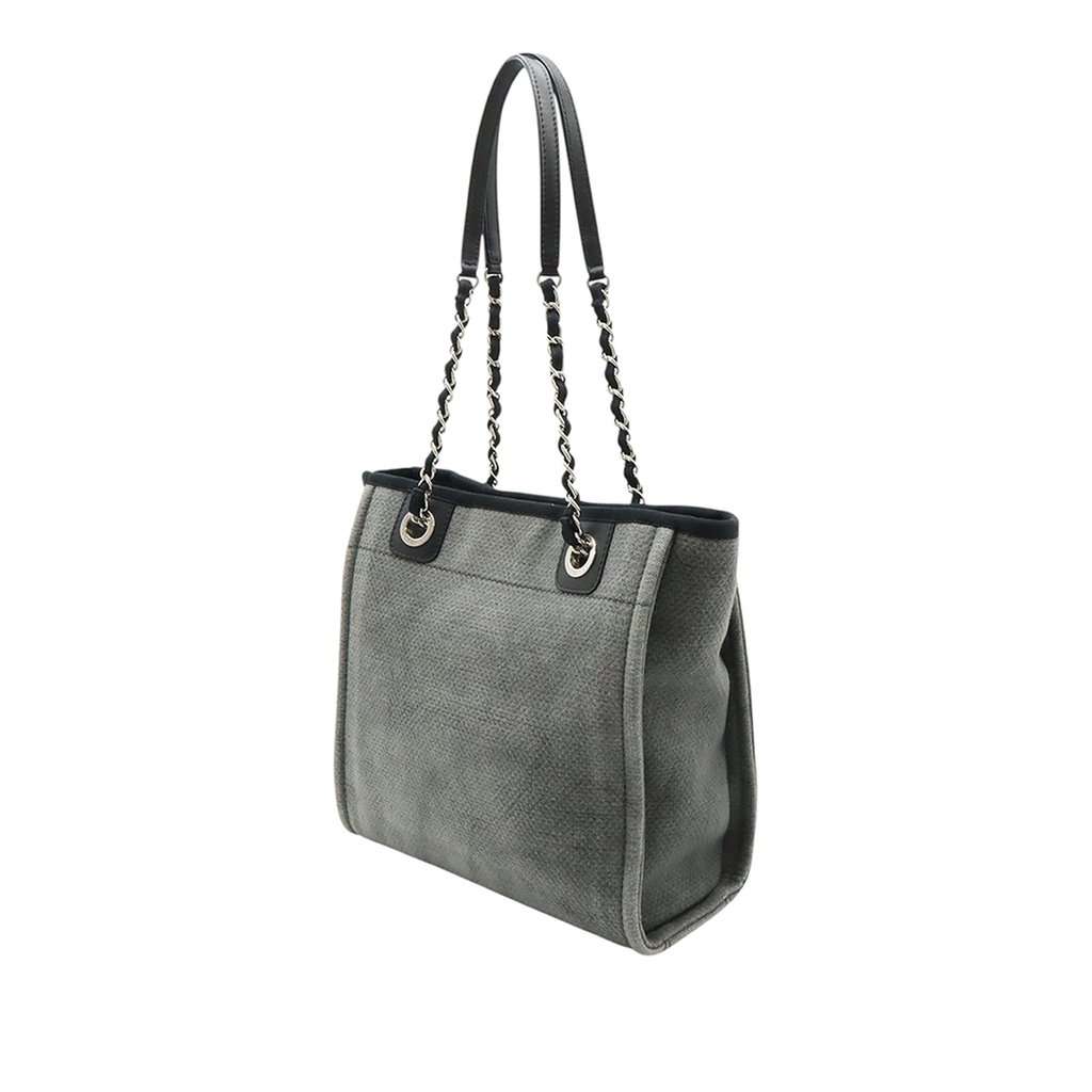 Chanel Mini Canvas Deauville Tote MultiColor Very good condition - Back View