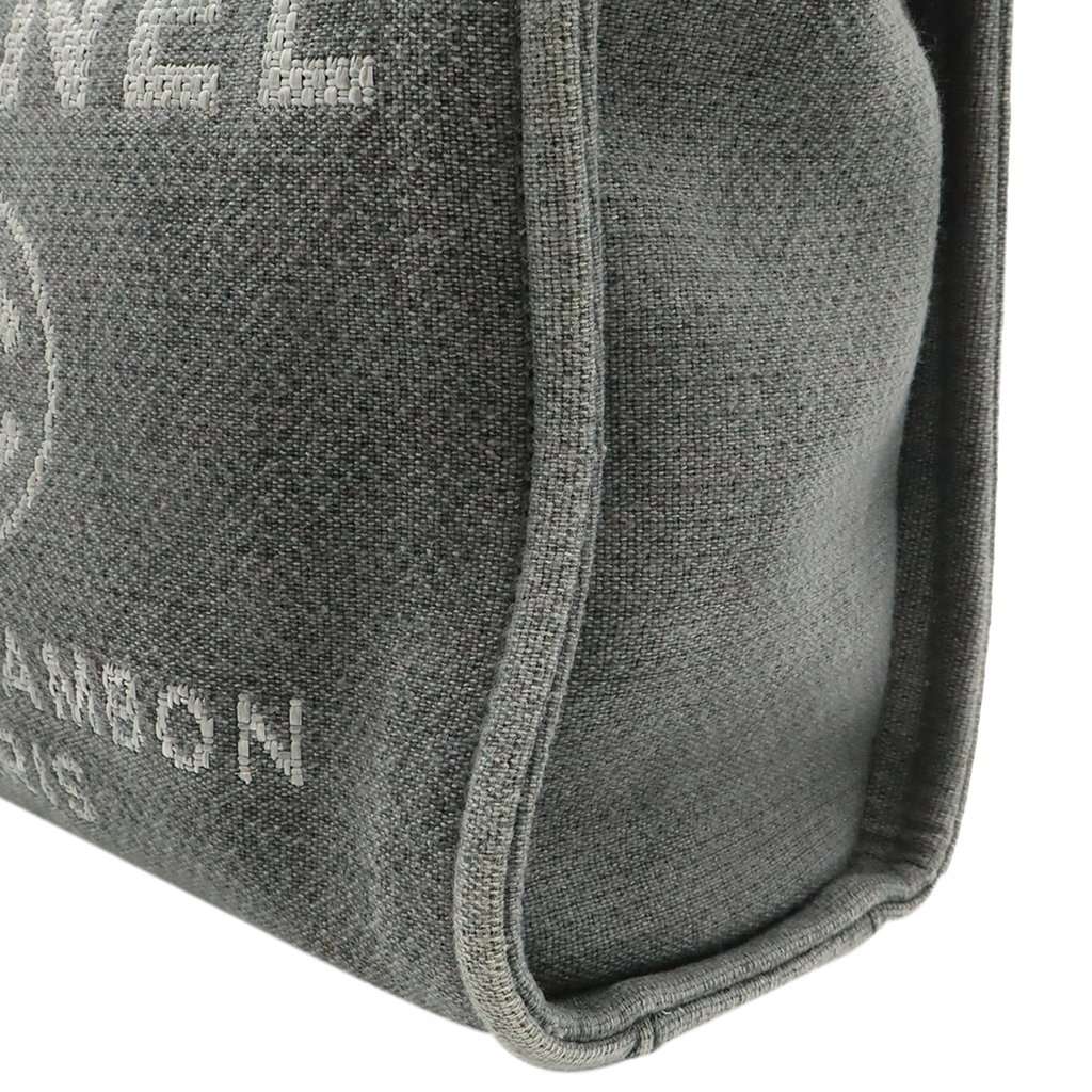 Chanel Mini Canvas Deauville Tote MultiColor Very good condition - Box View