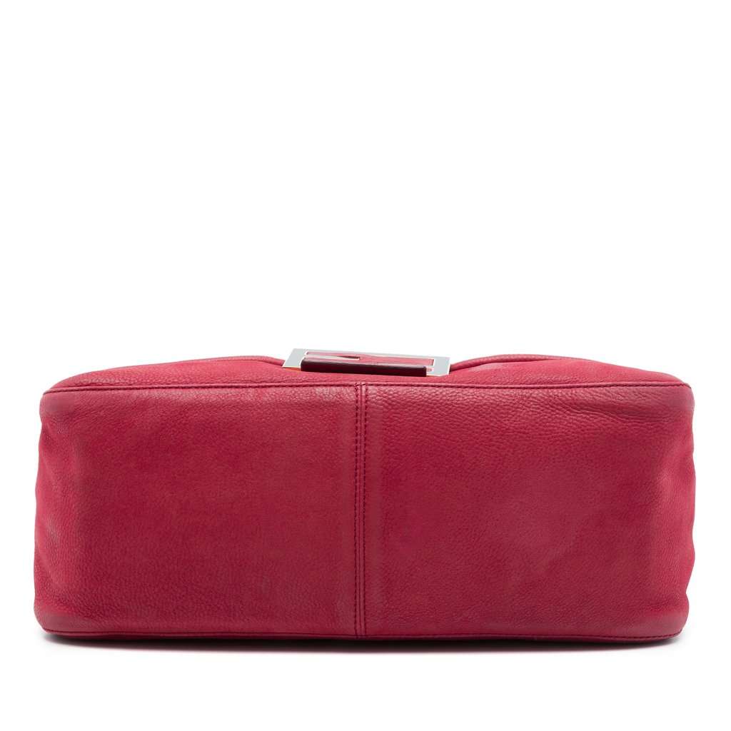 Fendi Shimmer Leather Mamma Forever Shoulder Bag Red Leather Very good - Inside View