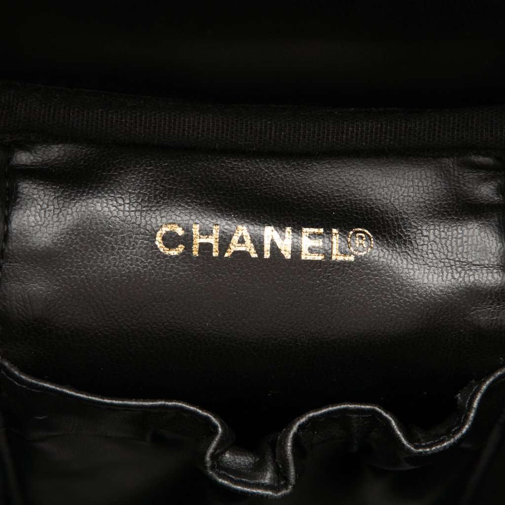 Chanel CC Caviar Vanity Bag Black Leather Very good condition - Box View