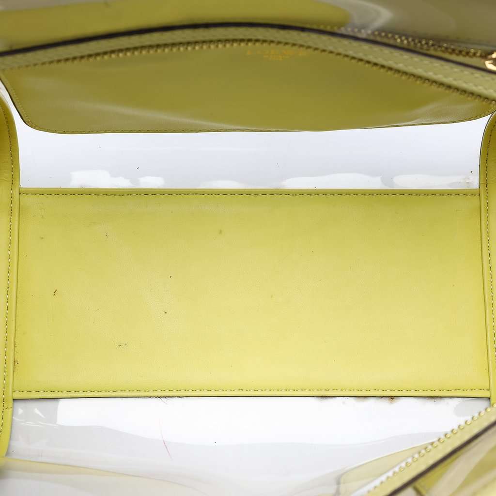 Loewe Vinyl Amazona Handbag Green Plastic Very good condition - Model View