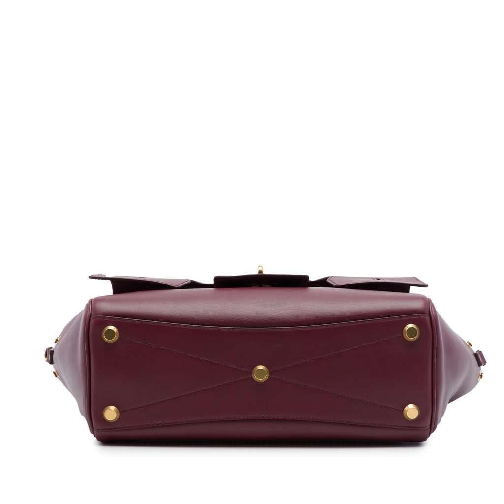 Balenciaga Small Smooth Calfskin Bel Air Carry All Tote Red Leather Very good condition - Inside View