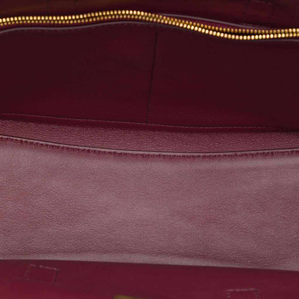 Balenciaga Small Smooth Calfskin Bel Air Carry All Tote Red Leather Very good condition - Model View