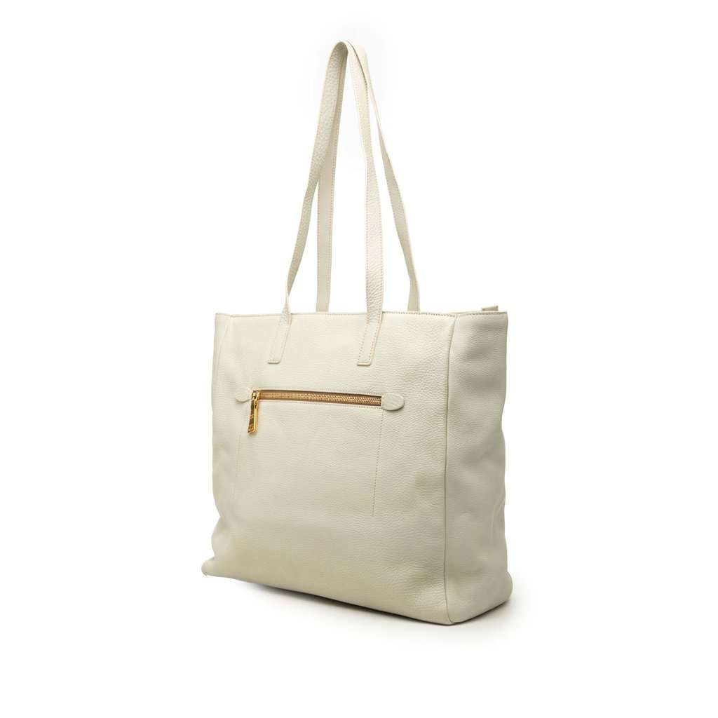 Prada Vitello Daino Tote White Leather Very good condition - Back View