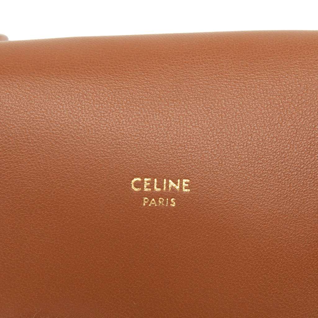 Celine Triomphe Coated Canvas Phone Pouch Flap Crossbody White Very good - Box View