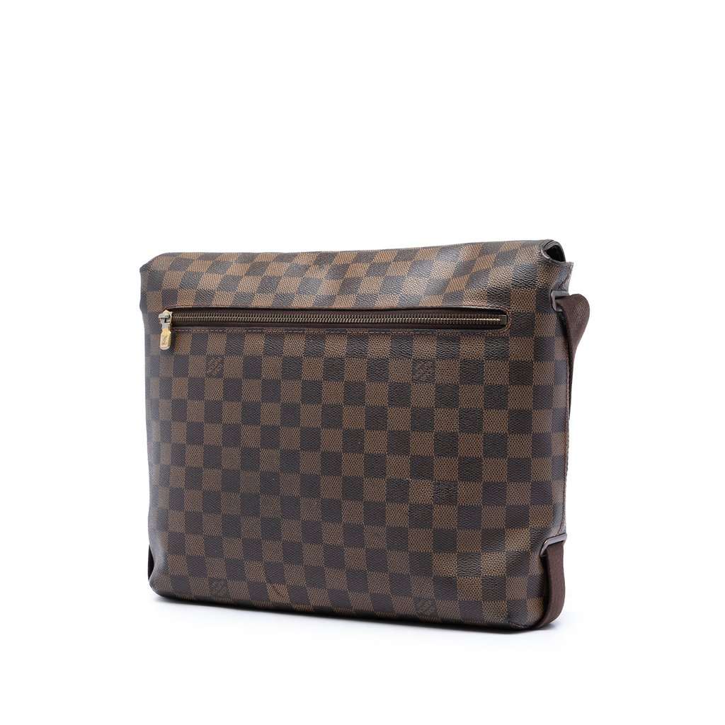Louis Vuitton Damier Ebene Brooklyn MM Brown Very good condition - Back View