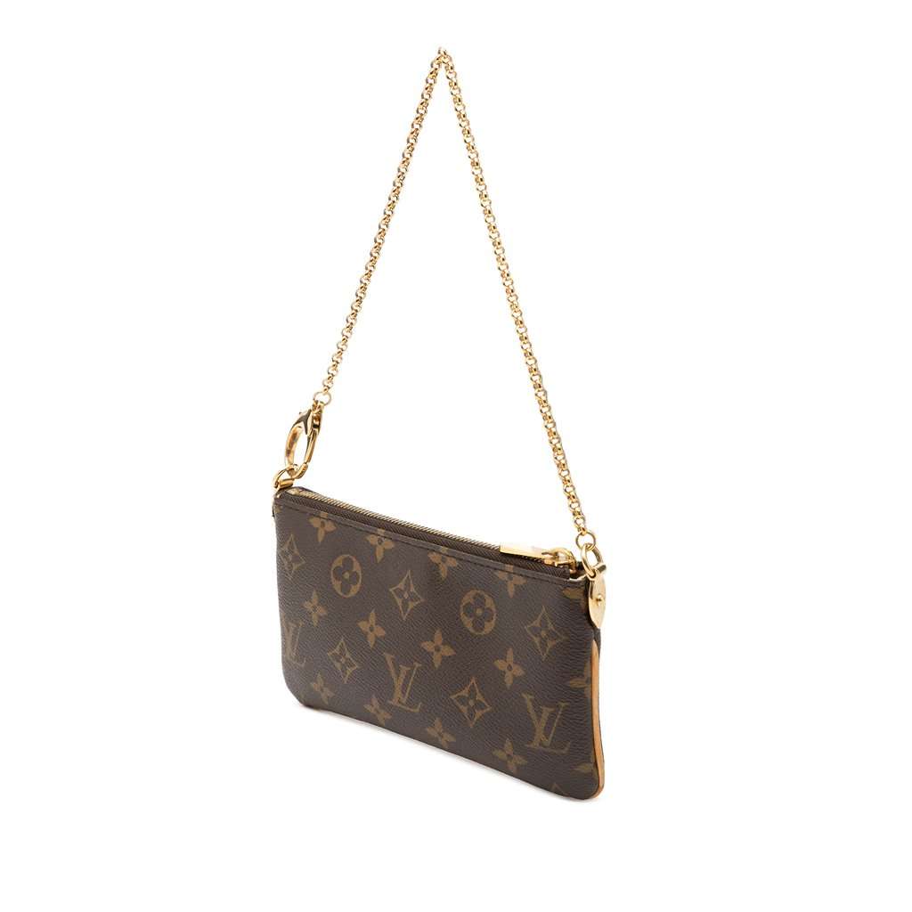 Louis Vuitton Monogram Pochette Milla MM Brown Very good condition - Back View