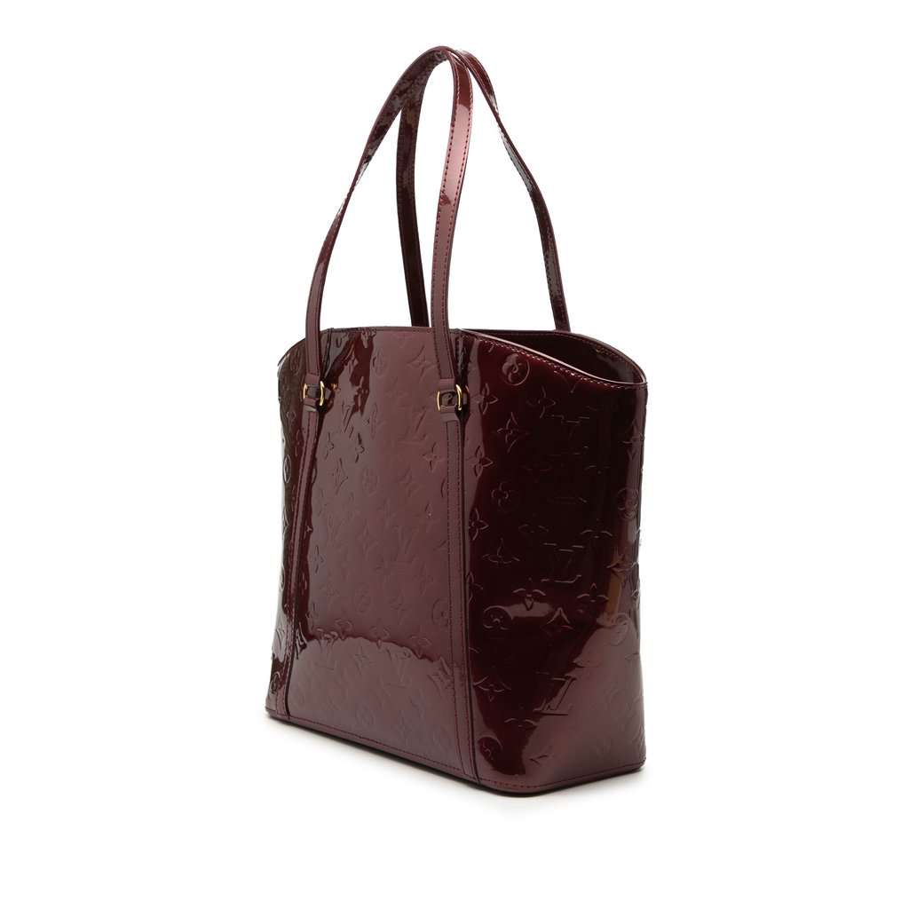 Louis Vuitton Mongoram Vernis Avalon MM Red Leather Very good condition - Back View