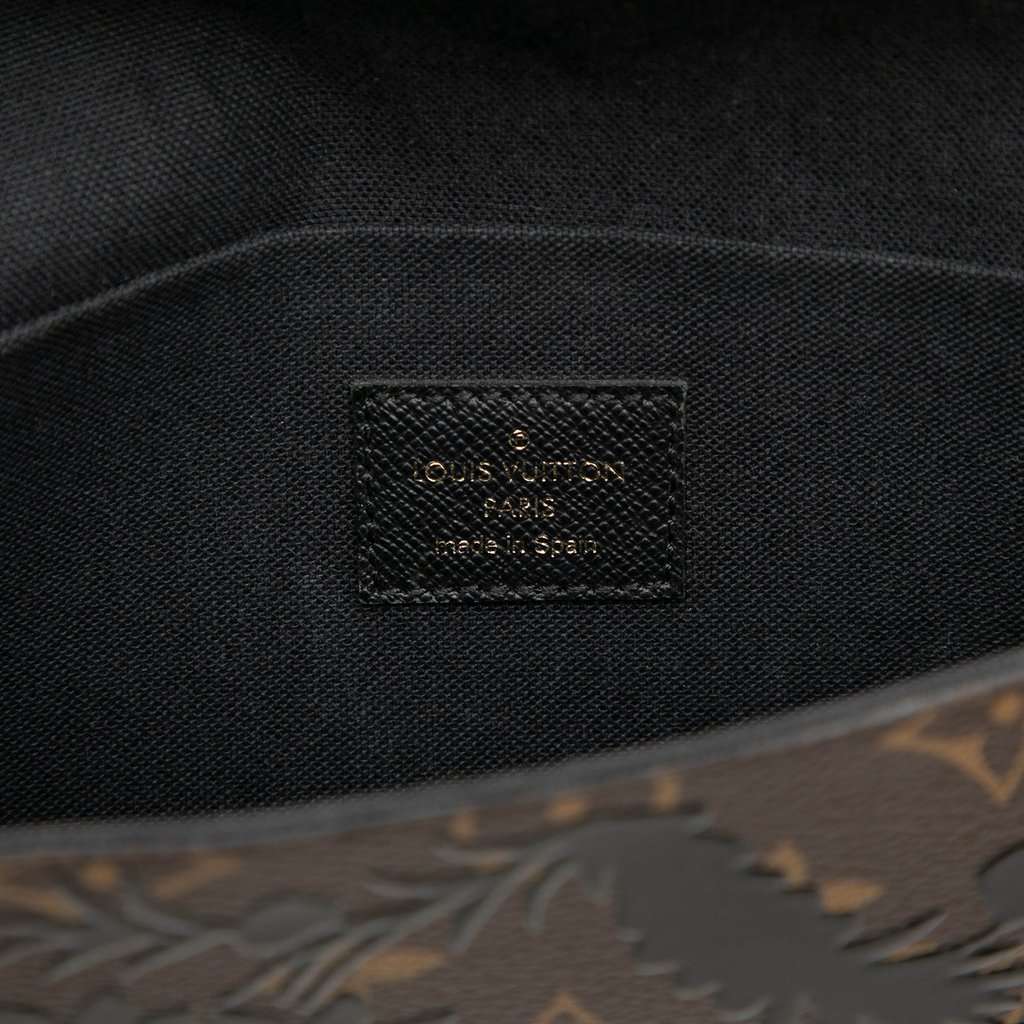 Louis Vuitton Monogram Blossom Pochette Felicie Brown Very good - Box View