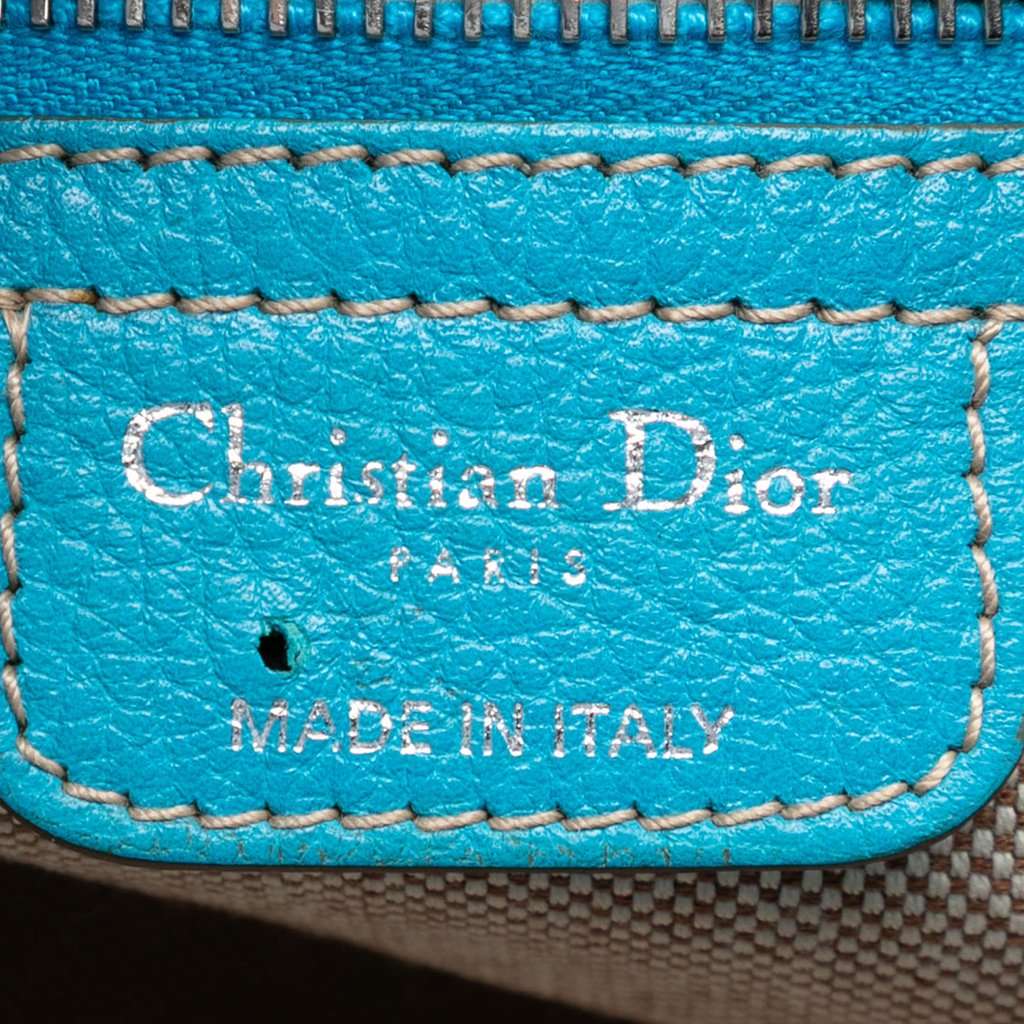 Dior Canvas Cannage Print Cherie Handbag Blue Very good condition - Box View
