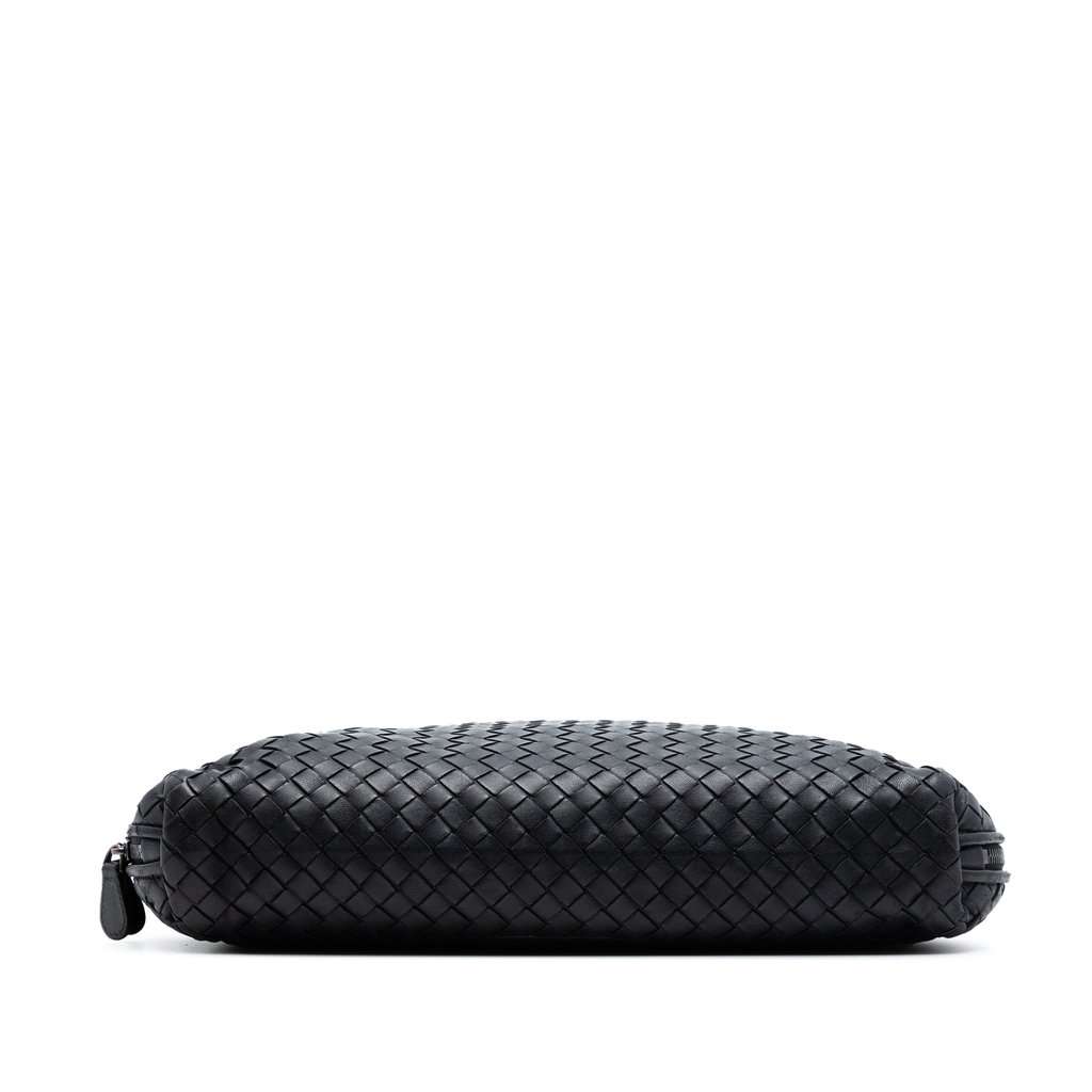 Bottega Veneta Large Nappa Intrecciato Nodini Crossbody Black Leather Very good - Inside View