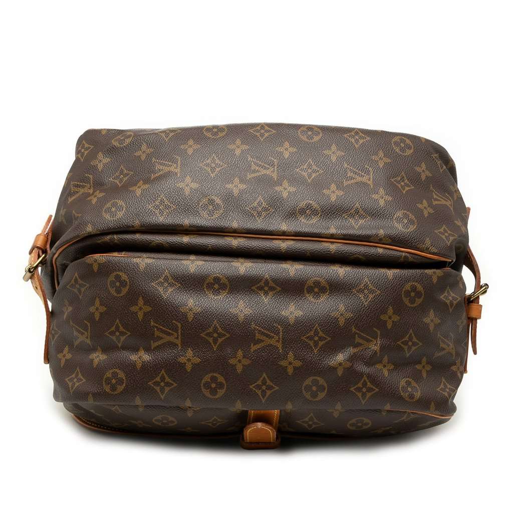 Louis Vuitton Monogram Saumur 35 Brown Good - Inside View