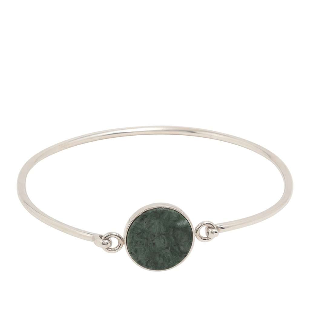 Celine Brass and Stone Coin Choker Necklace Silver Metal Very good - Front View