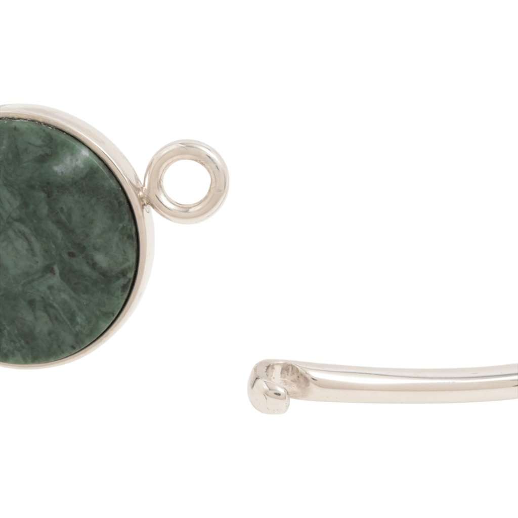 Celine Brass and Stone Coin Choker Necklace Silver Metal Very good - Box View