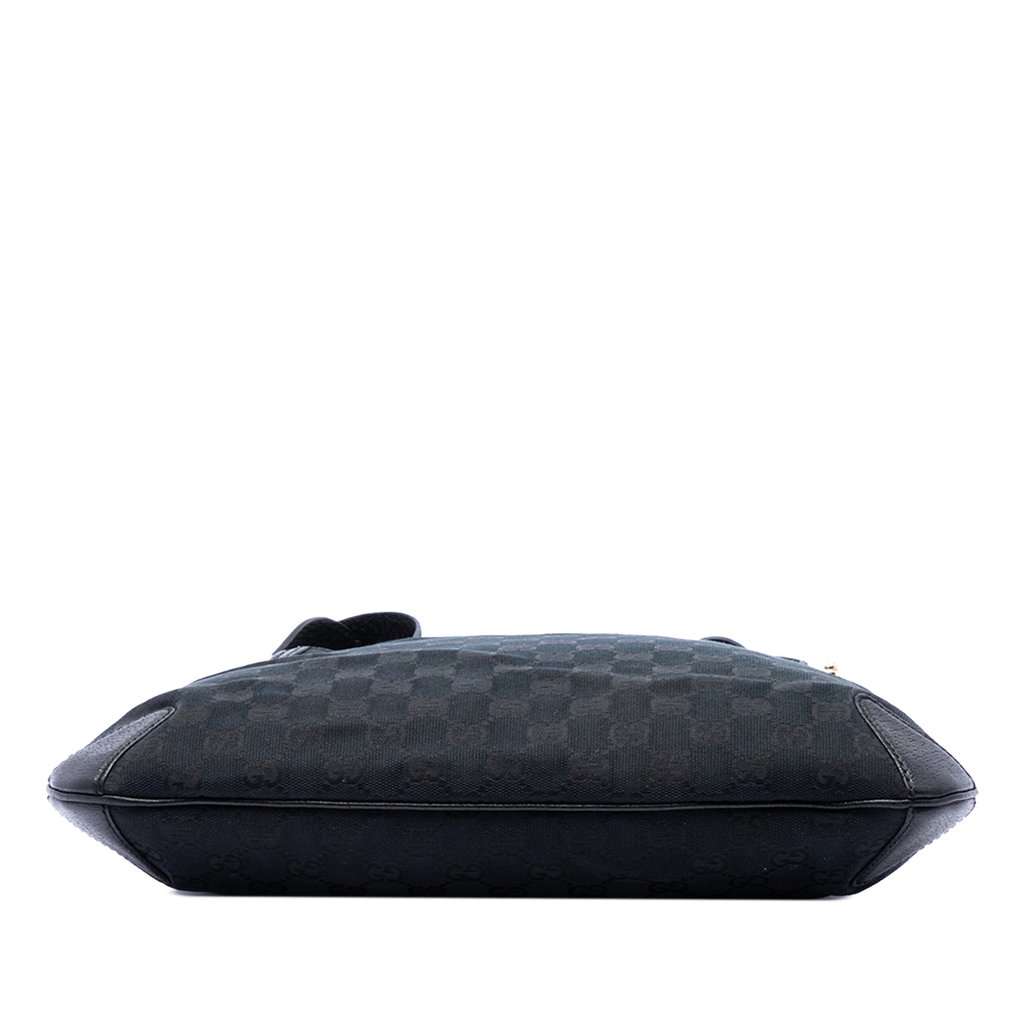 Gucci GG Canvas Horsebit Creole Hobo Black Very good condition - Inside View