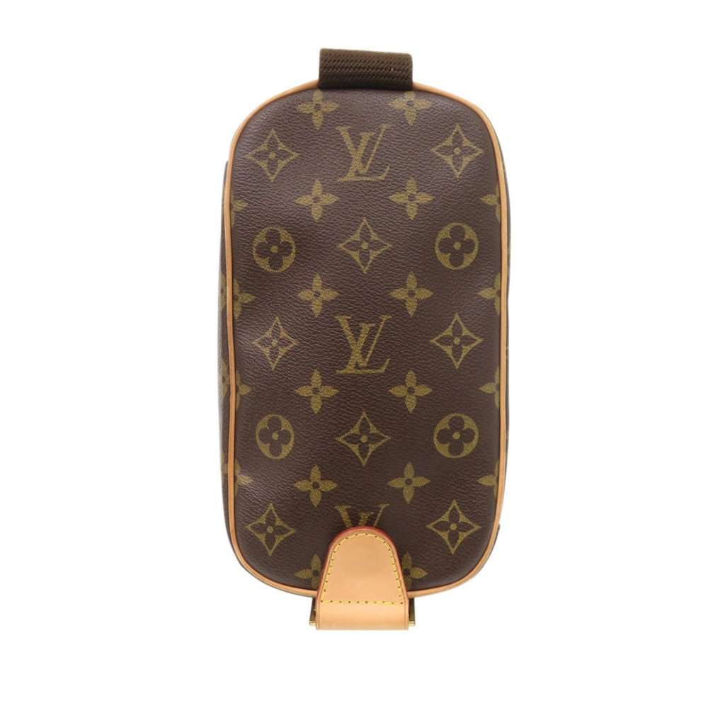 Louis Vuitton Monogram Pochette Gange Brown Very good condition - Front View