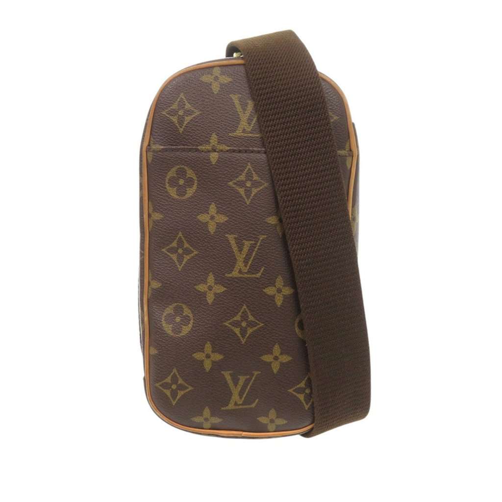 Louis Vuitton Monogram Pochette Gange Brown Very good condition - Back View
