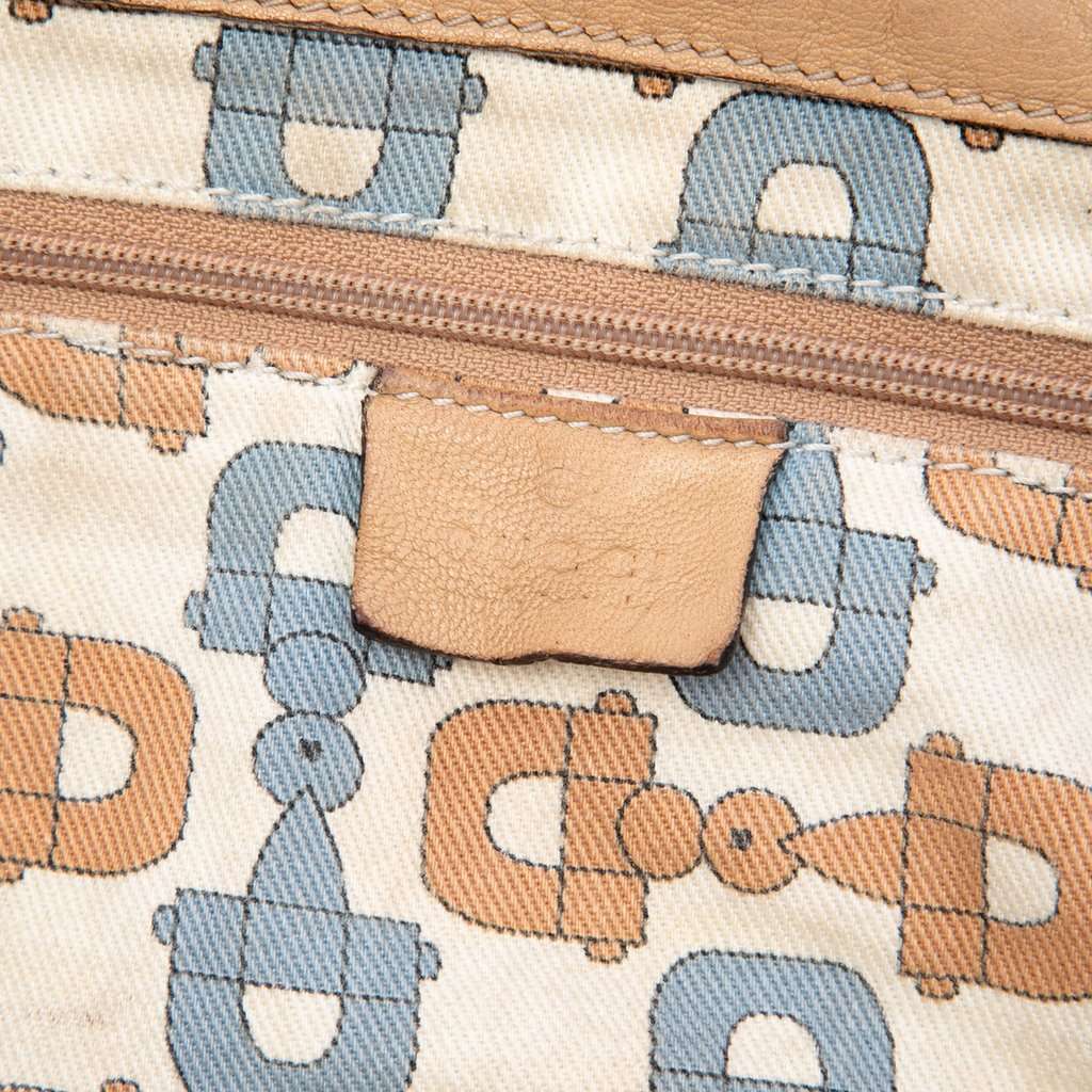Gucci Guccissima Tribeca Crossbody Beige Leather Very good condition - Box View