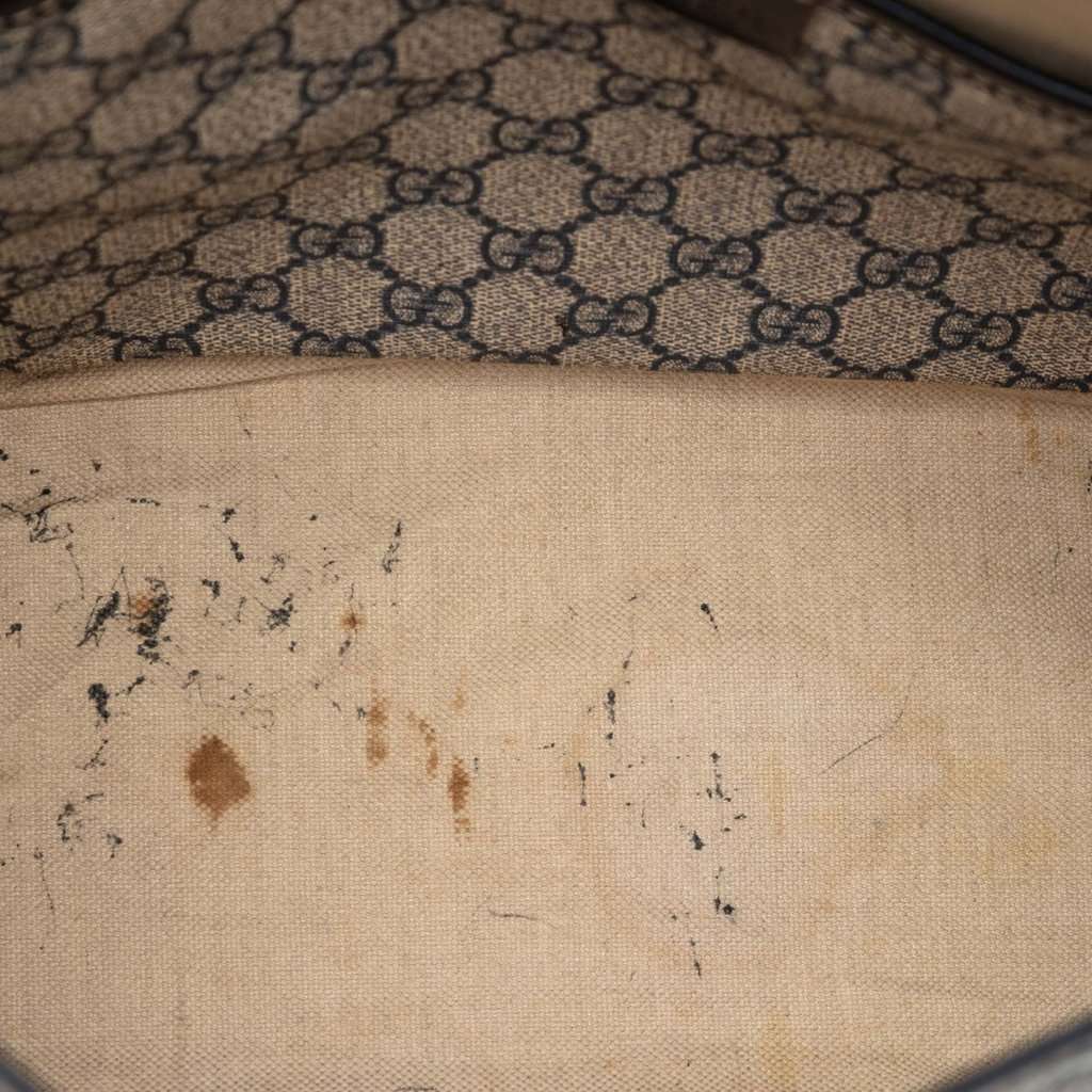 Gucci GG Supreme Web Messenger Bag Beige Good condition - Model View