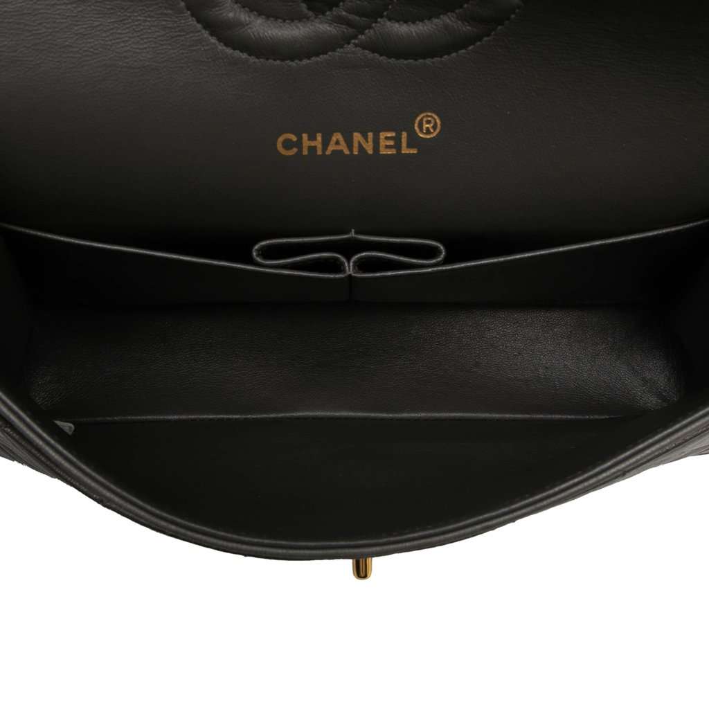 Chanel Medium Classic Lambskin Double Flap MultiColor Leather Very good condition - Model View