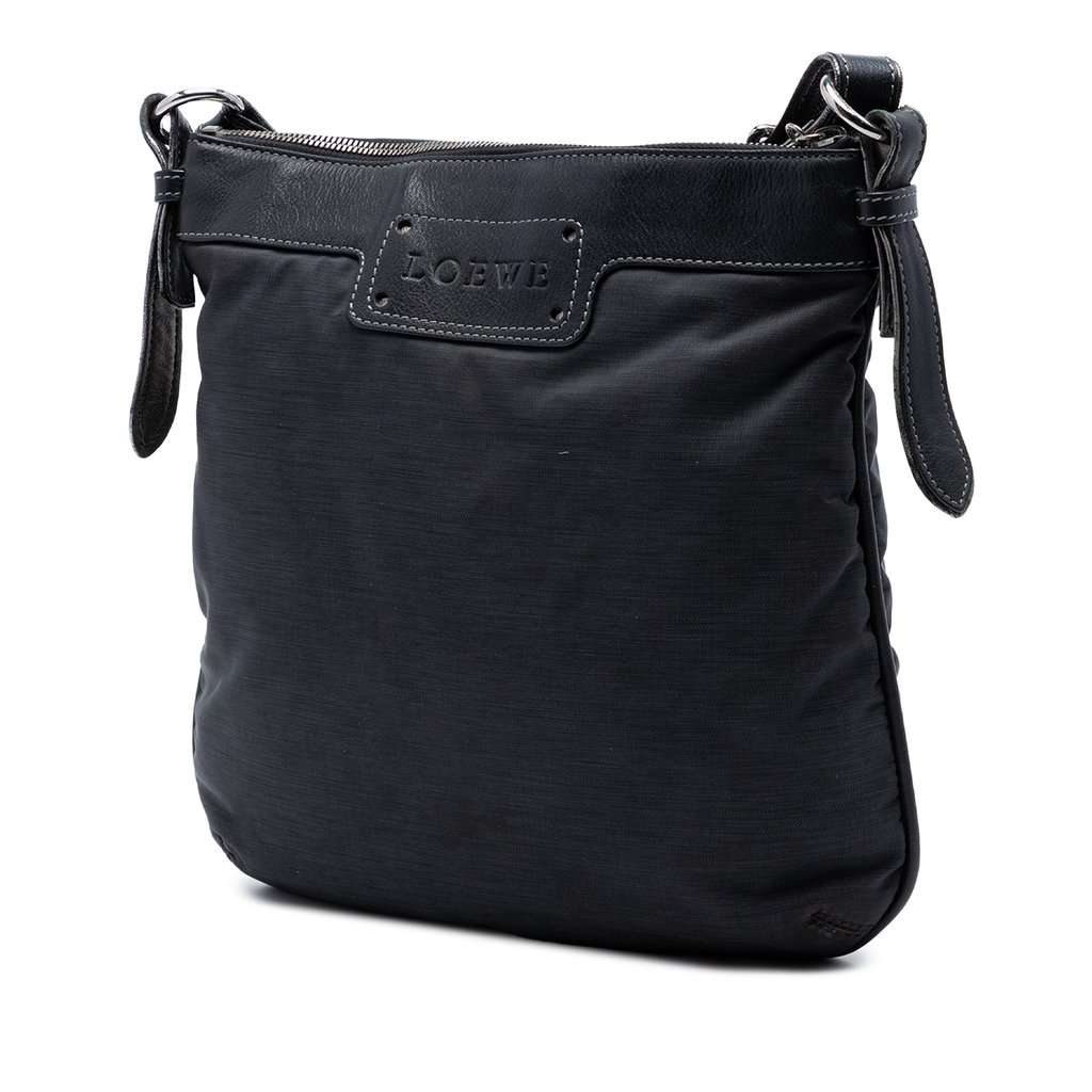 Loewe Nylon Anagram Crossbody Black Very good - Back View