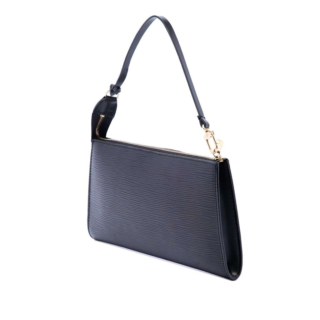 Louis Vuitton Epi Pochette Accessoires Black Leather Very good condition - Back View