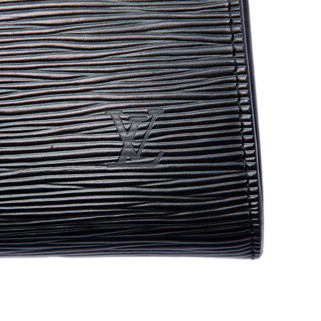 Louis Vuitton Epi Pochette Accessoires Black Leather Very good condition - Box View