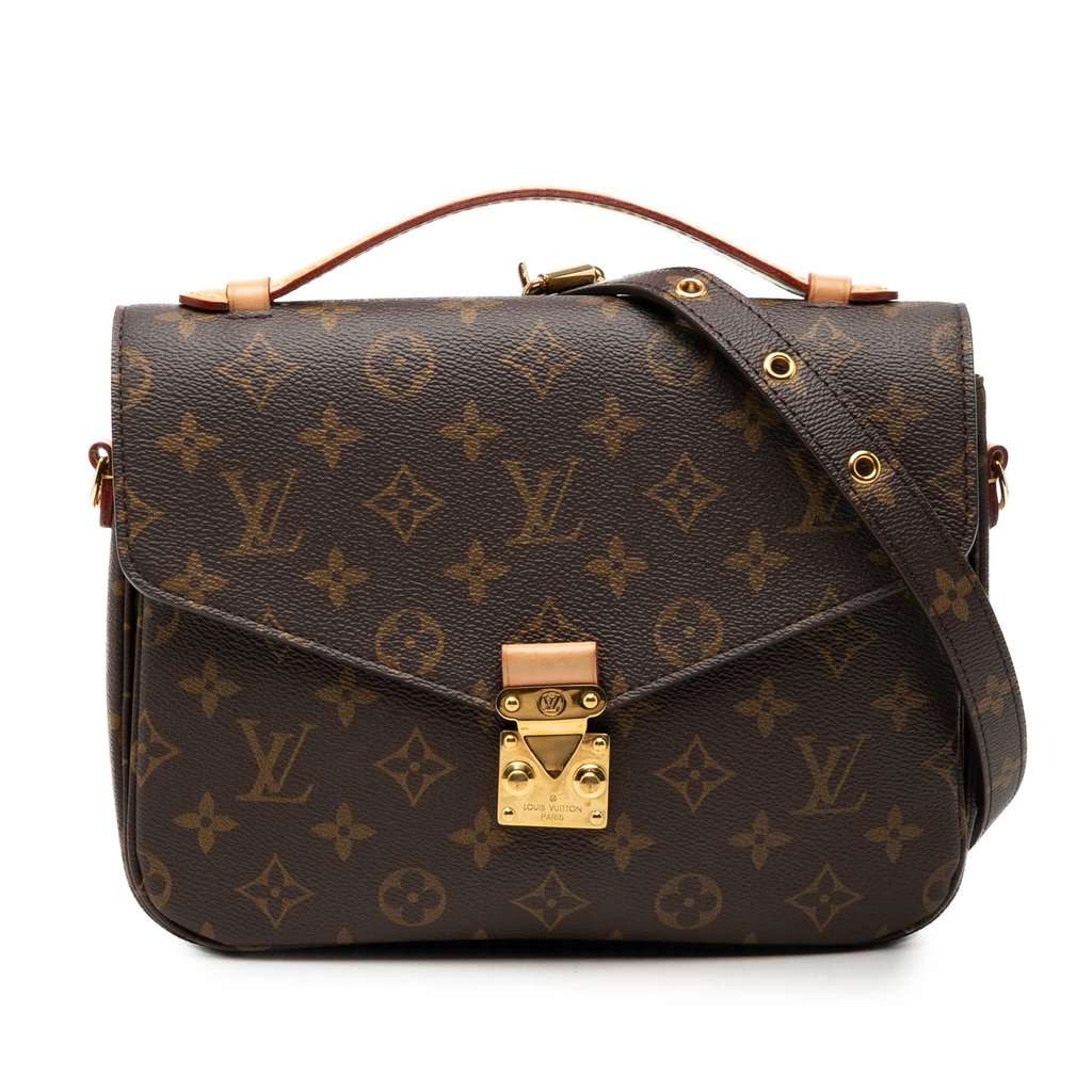 Louis Vuitton Monogram Pochette Metis Brown Very good condition - Front View