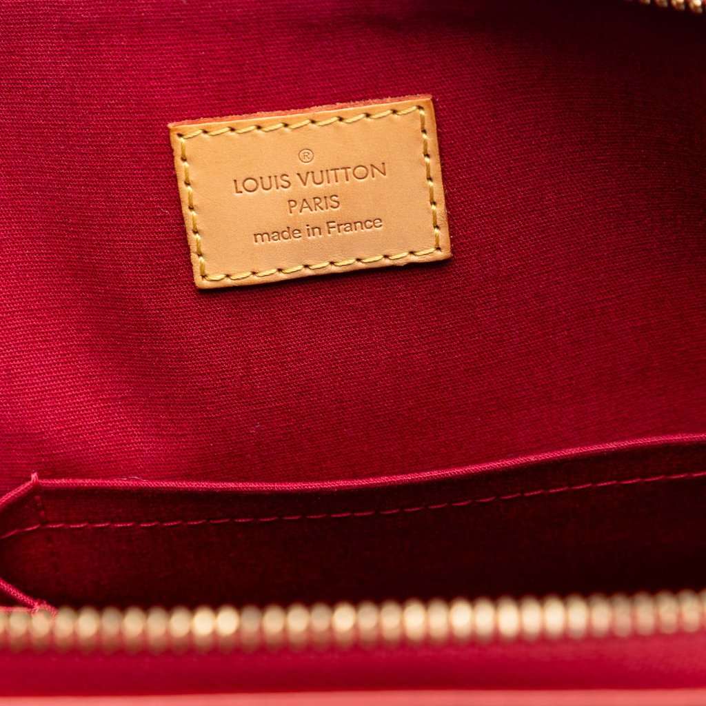 Louis Vuitton Monogram Vernis Bellevue GM Red Leather Very good condition - Box View