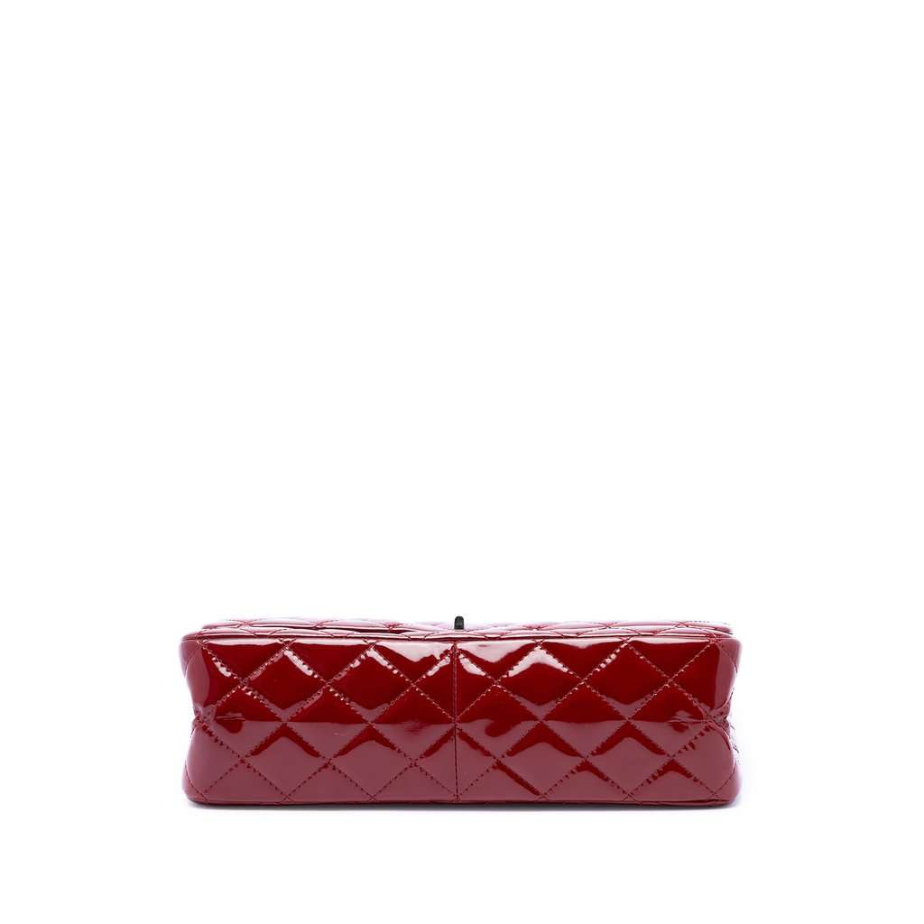 Chanel Quilted Patent Reissue 2.55 Double Flap 227 Red Leather Very good condition - Inside View