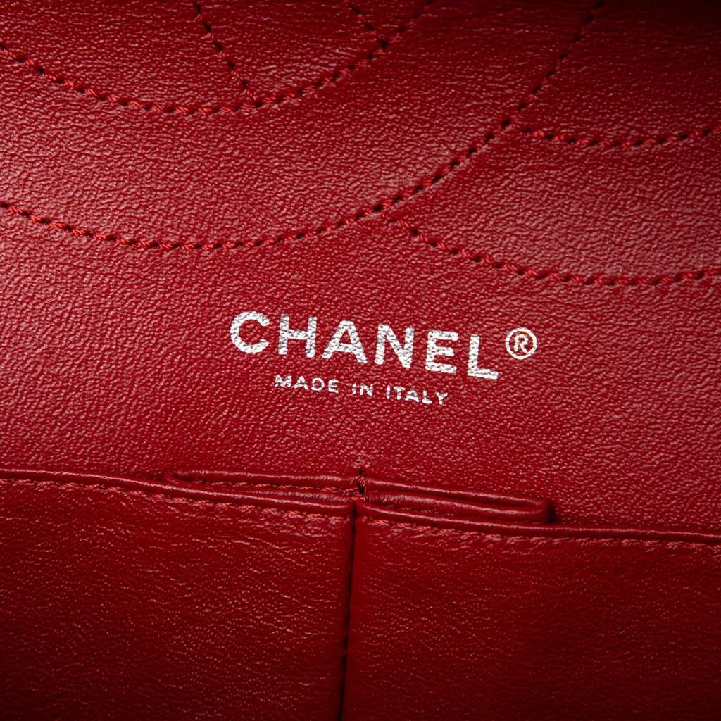 Chanel Quilted Patent Reissue 2.55 Double Flap 227 Red Leather Very good condition - Box View