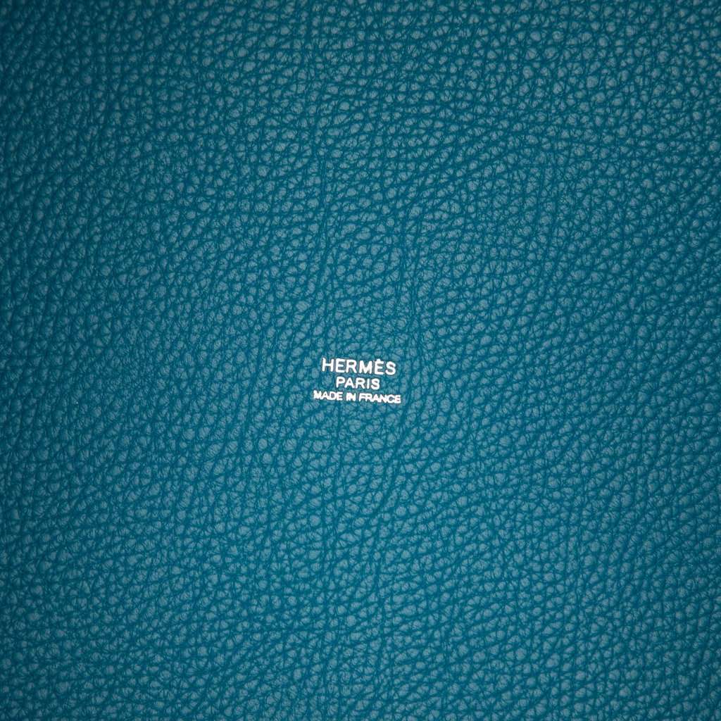Hermès Clemence Picotin Lock 26 Blue Leather Very good condition - Box View