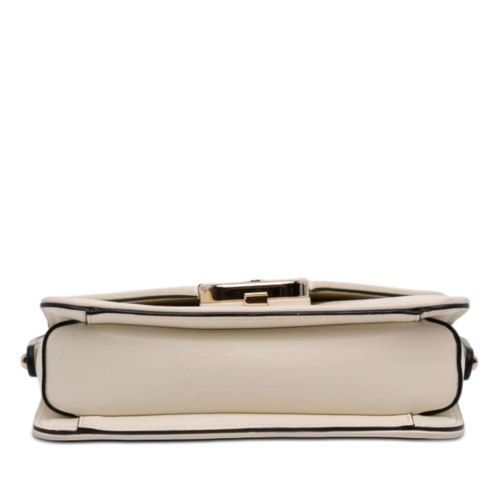 Valentino Leather VLogo Crossbody Brown Leather Very good - Inside View
