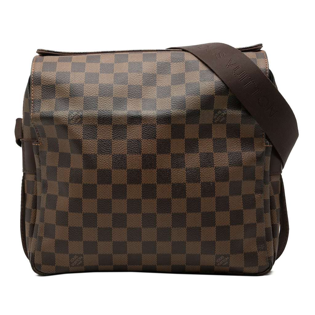Louis Vuitton Damier Ebene Naviglio Brown Very good - Front View