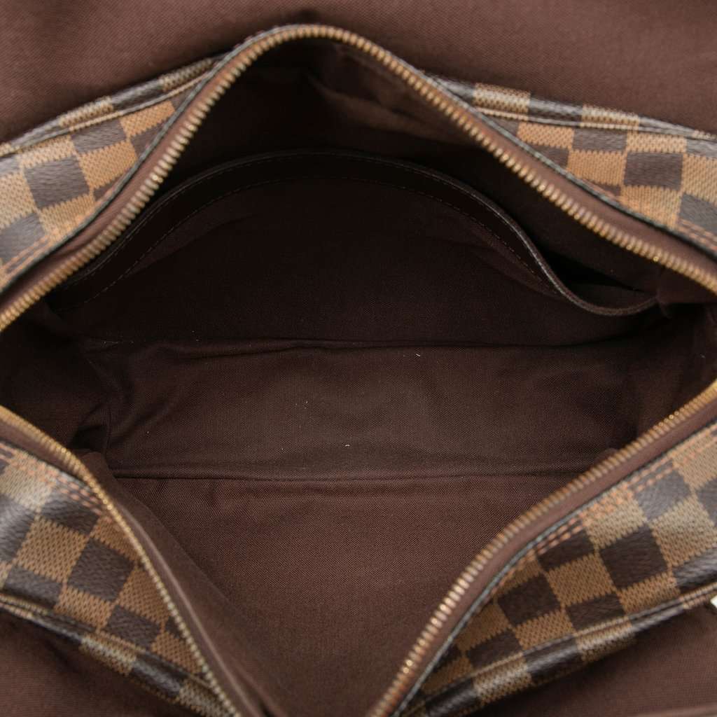 Louis Vuitton Damier Ebene Naviglio Brown Very good - Model View