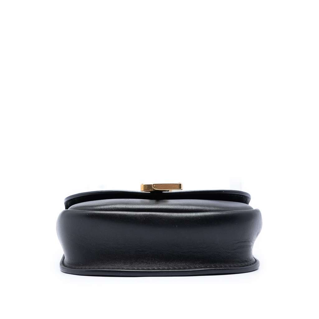 Saint Laurent Small Leather Monogram Kaia Crossbody Black Leather Very good condition - Inside View