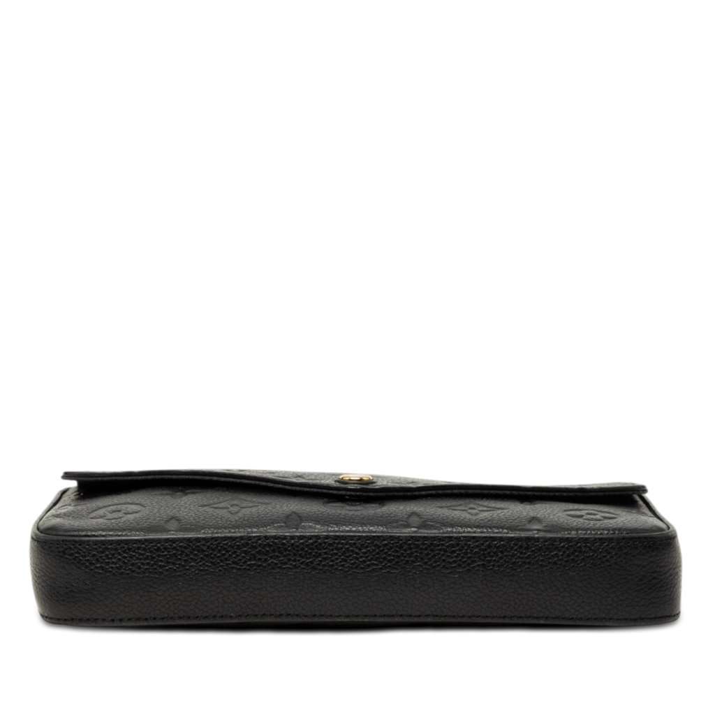 Louis Vuitton Monogram Empreinte Pochette Felicie Black Leather Very good - Inside View