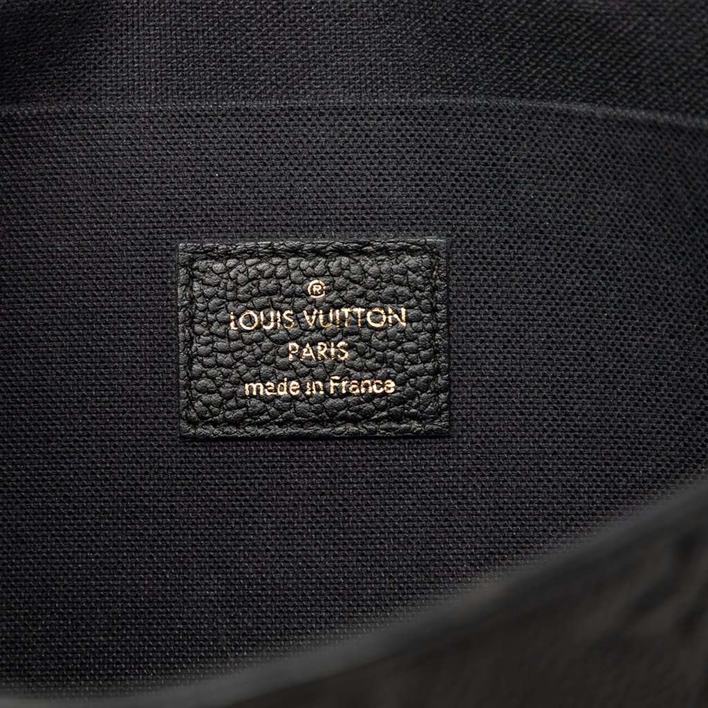 Louis Vuitton Monogram Empreinte Pochette Felicie Black Leather Very good - Box View