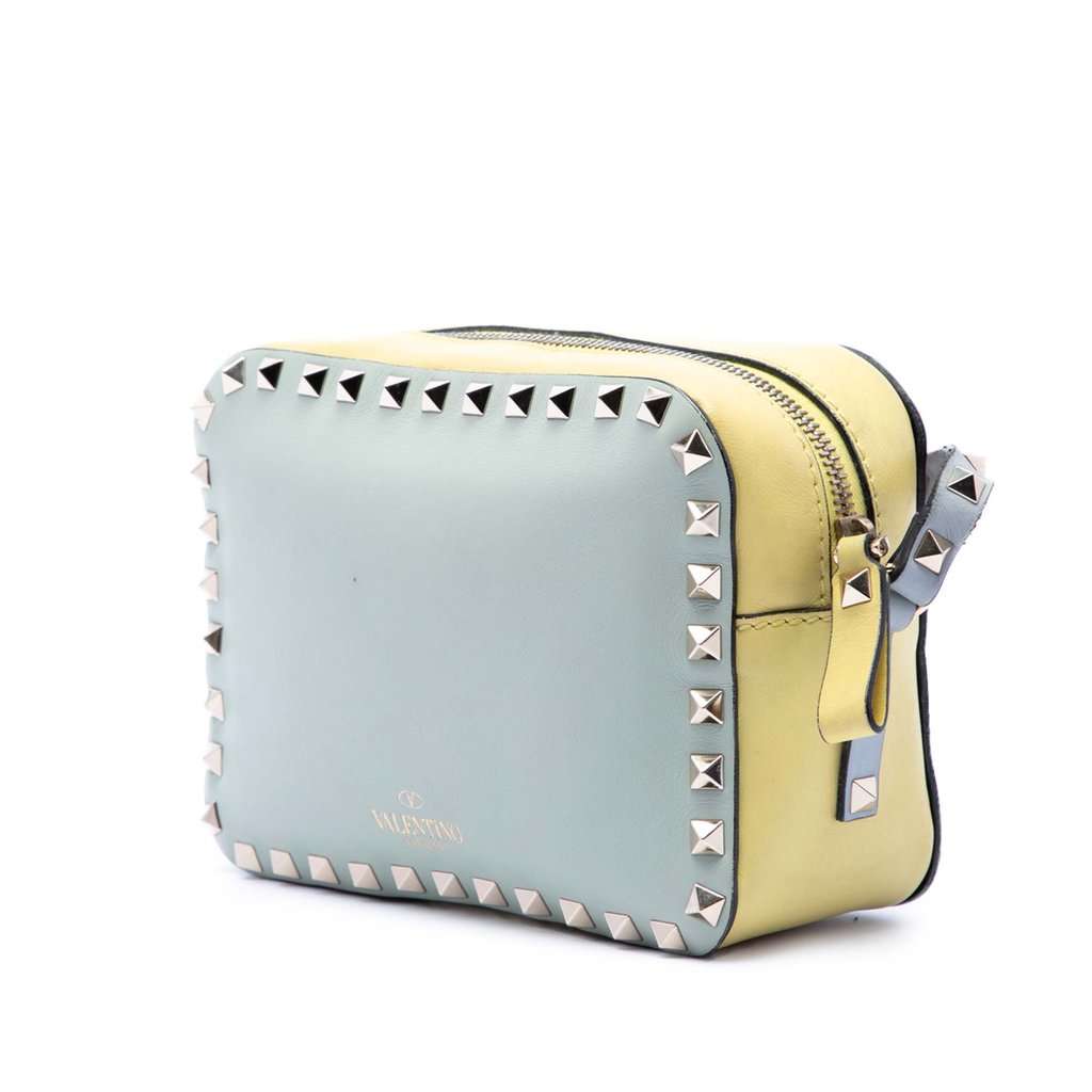 Valentino Multicolore Leather Rockstud Camera Bag MultiColor Leather Very good condition - Back View