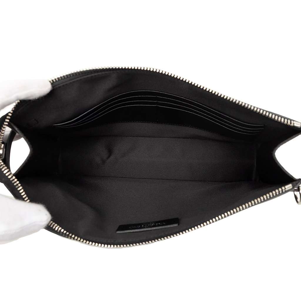 Valentino Leather VLTN Clutch Black Leather Very good condition - Model View