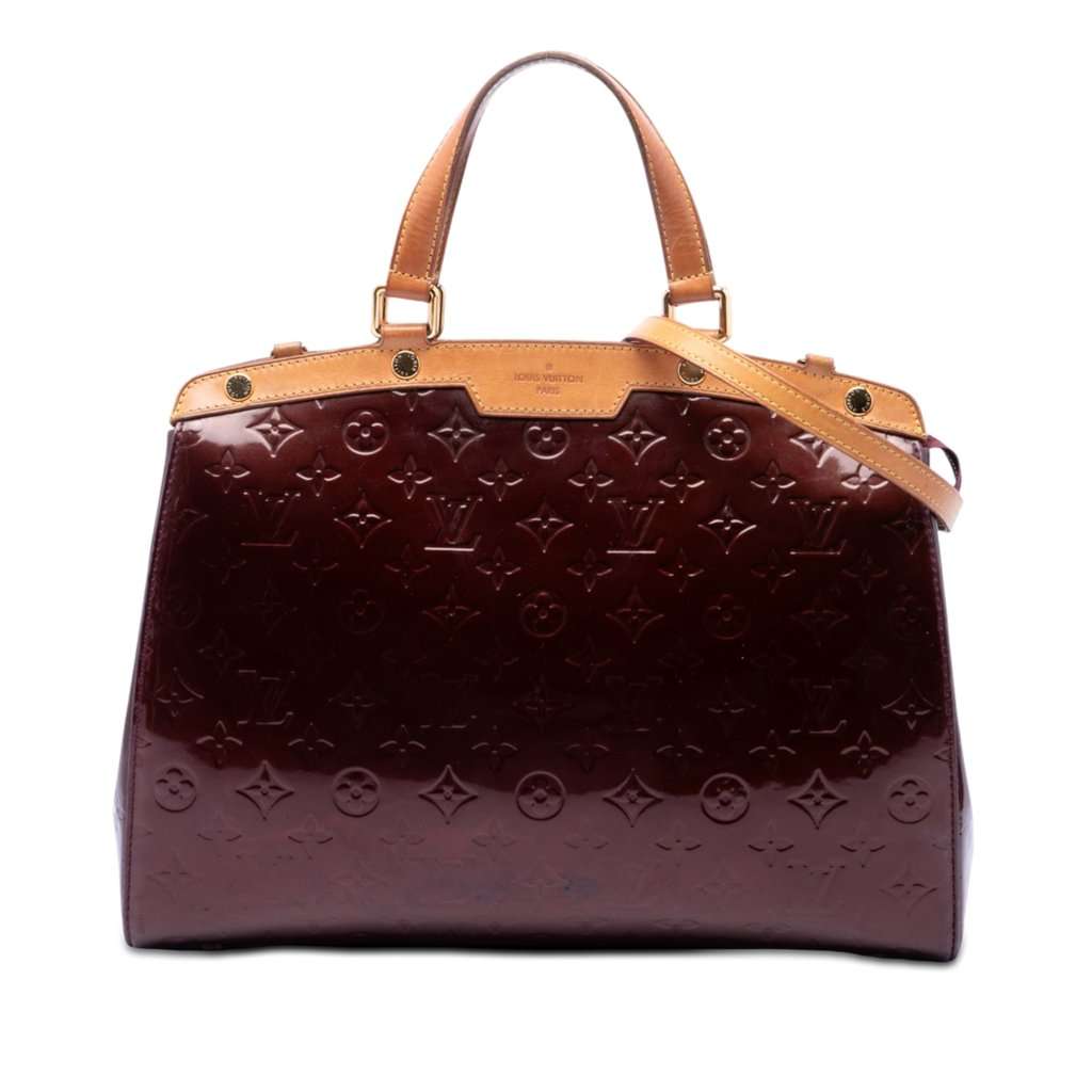 Louis Vuitton Monogram Vernis Brea GM Red Leather Very good condition - Front View