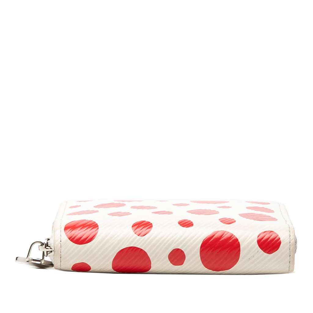 Louis Vuitton Yayoi Kusama Epi Zippy Coin Purse White Leather Very good - Inside View