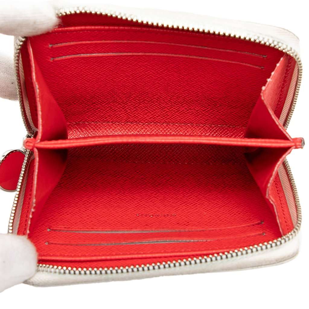 Louis Vuitton Yayoi Kusama Epi Zippy Coin Purse White Leather Very good - Model View