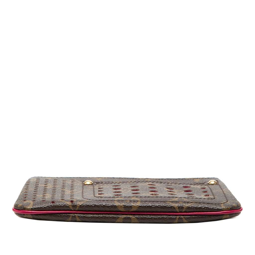Louis Vuitton Monogram Perforated Pochette Plat Brown Very good condition - Inside View