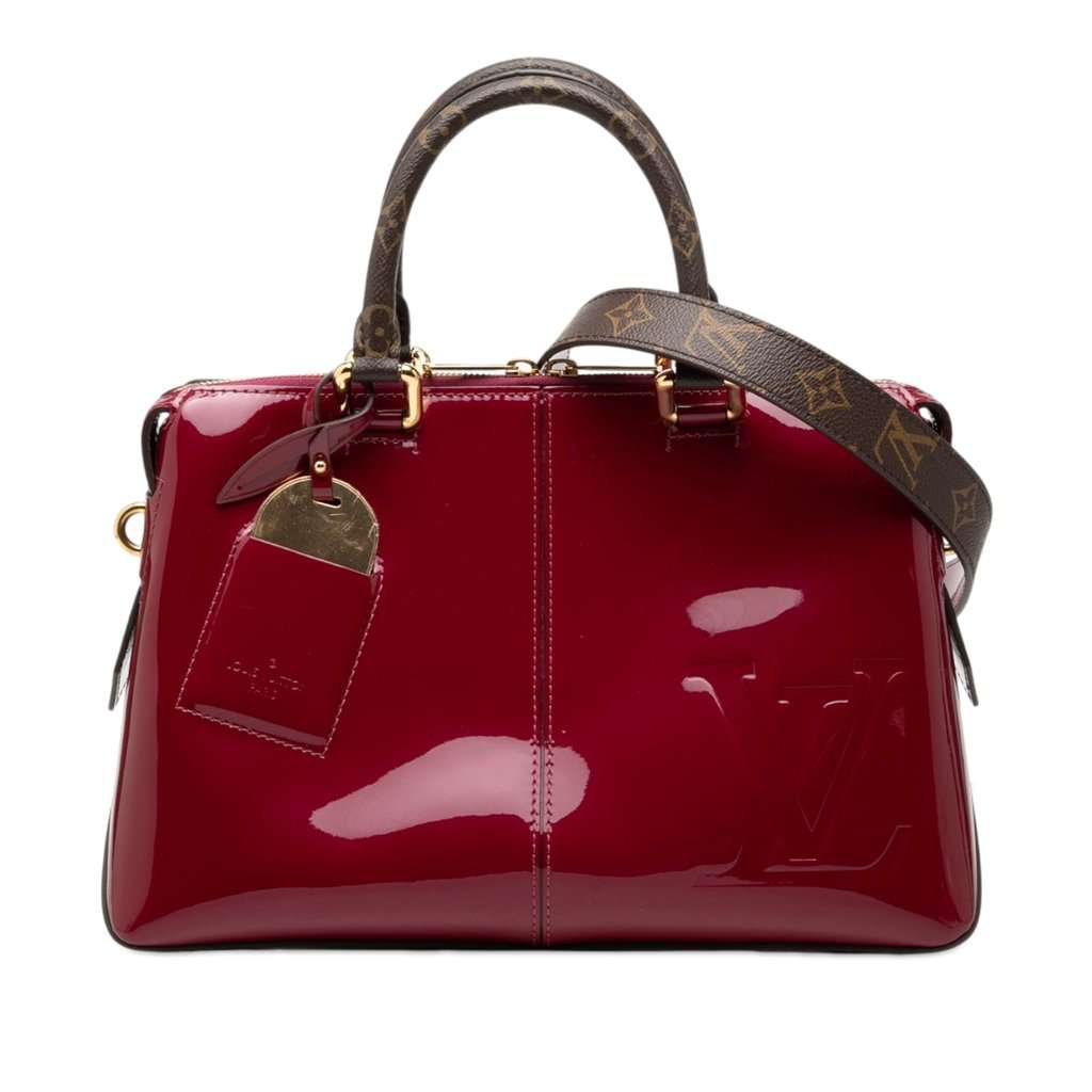 Louis Vuitton Vernis Miroir Tote Purple Leather Very good - Front View
